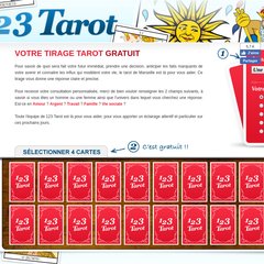 www.123-tarot.com - 123 Tarot: Tirage de tarot gratuit en ligne