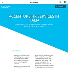 www.Accenturehrservices.it - Accenture HR Services