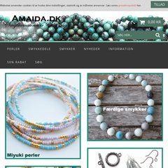 www.Amaida.dk - Butik med smykkematerialer og perler i Aalborg