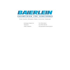 www.Baierlein-fenster.de - Baierlein - Fachbetrieb für Fensterbau