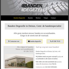www.Bandendegezelle.be Degezelle, Bandenspecialist, Velgen