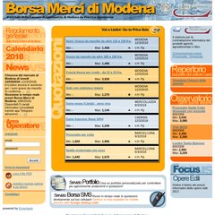 www.Borsamercimodena.it - Borsa Merci di Modena