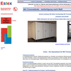www.Estex24.de - Schamwand , Urinal