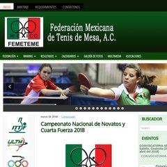 www.Femeteme.com - Federación Mexicana de Tenis de Mesa
