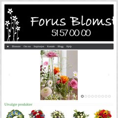 www.Forusblomster.no - Bestill din blomsterhilsen på nett hos Forum