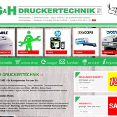 www.G-h-druckertechnik.de - G & H - Druckertechnik GmbH