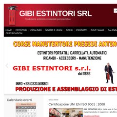 www.Gibiestintori.it - GIBI ESTINTORI: produzione