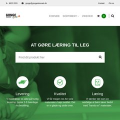 www.Gongedanmark.dk - Forlaget Gonge Leg og Lær