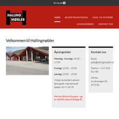www.Hallingmobler.no - Hjem - Hallingmøbler AS