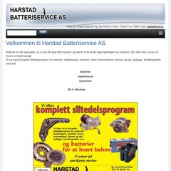 www.Harstad-batteriservice.no - Hovedside - HARSTAD BATTERISERVICE AS