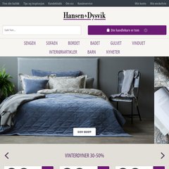 www.Hd.no - Hansen & Dysvik nettbutikk