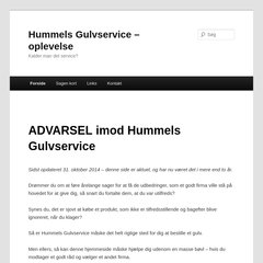 www.Hummelgulvserviceoplevelse.dk - Dårlig oplevelse af Hummels Gulvservice
