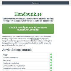 www.Hundbutik.se - Dognet: hundbutik online