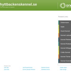 www.Hyttbackenskennel.se - Hyttbacken/startsida