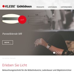 www.Klebe-beleuchtung.de - Klebe GmbH Beleuchtungstechnik