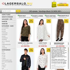 www.Lagersalg.nu - Outlet salg af Tøj Online