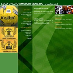 Lca.ve.it - LEGA CALCIO AMATORI VENEZIA