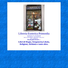 www.Libreriaprimordia.it - Libreria Primordia
