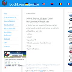 www.Lochkreisdaten.de - Lochkreis Daten.de