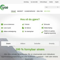 www.Lyse.net - Lyse - Forside