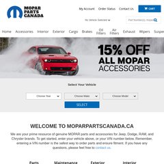 www.Moparpartscanada.ca - Buy Mopar Parts Online in Canada