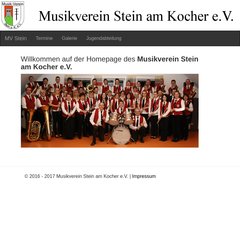 www.Mvstein.de - Homepage des Musikverein Stein am Kocher