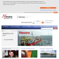 www.Nexans.no - Global ekspert på kabler og kabelsystemer