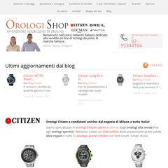 www.Orologishop.it - ▻ Vendita on line orologi Citizen