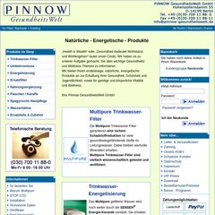 www.Pinnow-international.de - PINNOW GesundheitsWelt