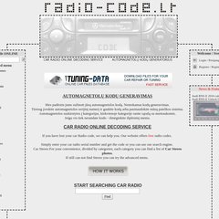 www.Radio-code.lt - www.radio-code.lt