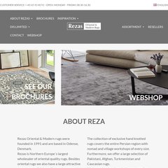 www.Reza.dk - Rezas - Ægte tæpper · Orientalske tæpper