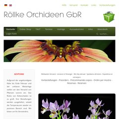 www.Roellke-orchideen.de - Startseite