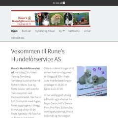 www.Runeshundeforservice.no - Hjem - RUNES HUNDEFORSERVICE AS