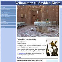 www.Saeddenkirke.dk - Velkommen til Saedden Kirke