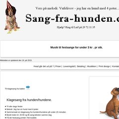 www.Sang-fra-hunden.dk - klagesang fra hunden