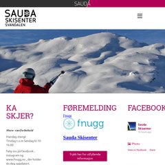 www.Saudaskisenter.no - Sauda skisenter