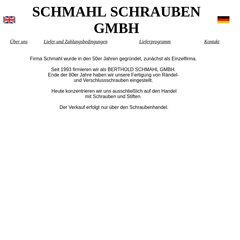 www.Schmahl-schrauben.com - Schmahl Schrauben GmbH