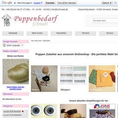 www.Schnadt.de - Puppenbedarf Schnadt Online