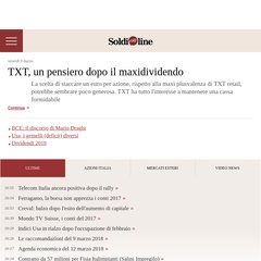 www.Soldionline.it - Borsa, quotazioni, forex e obbligazioni