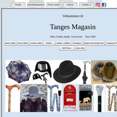 Tangesmagasin.dk Tanges Magasin Hatte tasker smykker