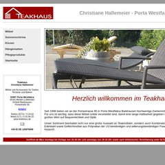 www.Teakhaus.de - Teakhaus Gartenmöbel
