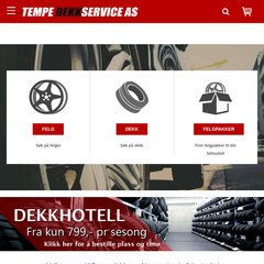 www.Tempedekk.no - Tempe Dekkservice