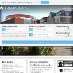 www.Tjekdinleje.dk - Tjek din leje online