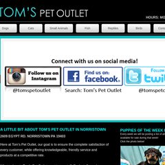 www.Tomspetoutlet.com - (Tom's Pet Outlet