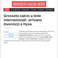 www.Usgrosseto1912.it - Grosseto Calcio Sito ufficiale Official Site