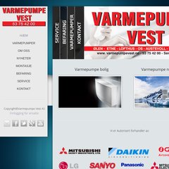 www.Varmepumpevest.no - Varmepumpe Vest AS