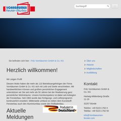 www.Vornbaeumen-fenster.de - Fritz Vornbäumen GmbH & Co. KG