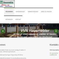 www.Vvn.dk - Velkommen - VVN Havemøbler