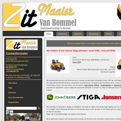 www.Zitmaaiersvanbommel.nl - Nieuwe en gebruikte zitmaaiers van Bommel